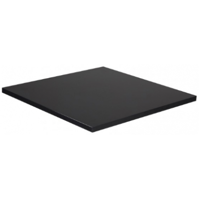Black Square Laminate Table Top